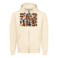 Sandshell cowhide background Zipper Hoodie - Zillion Design Studio
