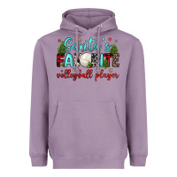 Lavender santa s favorite volleyball player Heavyweight Hoodie - JahusDesignShop