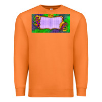 Carrot custom halloween lightning bolt license plate Premium Sweatshirt - BundleAndBundleShop