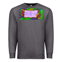 Charcoal Heather custom halloween lightning bolt license plate Premium Sweatshirt - BundleAndBundleShop