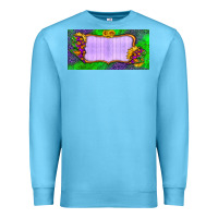 Ocean Blue custom halloween lightning bolt license plate Premium Sweatshirt - BundleAndBundleShop