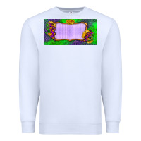 White custom halloween lightning bolt license plate Premium Sweatshirt - BundleAndBundleShop