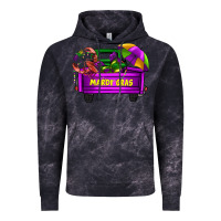 Cloud Black mardi grass umbrella with truck Vintage Hoodie - AdoDesignShop