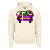 Vintage Artic mardi grass umbrella with truck Vintage Hoodie - AdoDesignShop