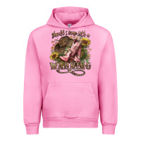 Fuchsia Pink shouldve come with a warning boots  cowboy Urban Hoodie - NancyCooperArtShop