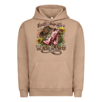 Pigment Burro shouldve come with a warning boots  cowboy Urban Hoodie - NancyCooperArtShop