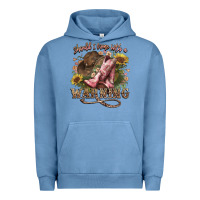 Shouldve Come With A Warning Boots  Cowboy Urban Hoodie | Teevron