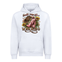White shouldve come with a warning boots  cowboy Urban Hoodie - NancyCooperArtShop
