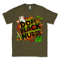 Army Green dope black nurse Classic Tee - Zillion Design Studio
