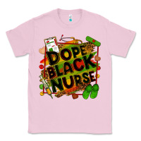 Bubblegum Pink dope black nurse Classic Tee - Zillion Design Studio