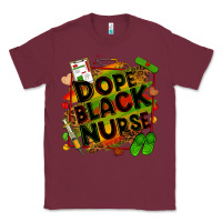 Burgundy dope black nurse Classic Tee - Zillion Design Studio