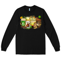 Black beer coffee cups Long Sleeve Tee - Zillion Design Studio