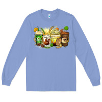Colony Blue beer coffee cups Long Sleeve Tee - Zillion Design Studio