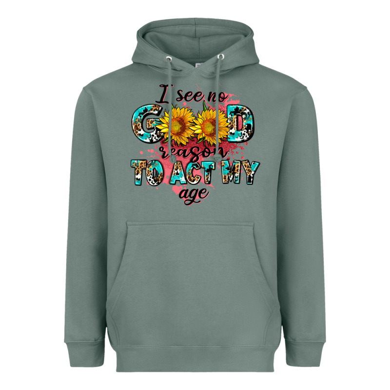 I See No Season To Act My Age Heavyweight Hoodie by AdoDesignShop | Teevron