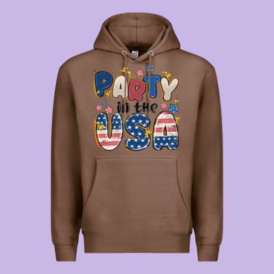 Party In The Usa Premium Hoodie Designed By Maliassmallbusiness
