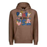 Chestnut party in the usa Premium Hoodie - MaliasSmallBusiness