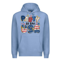 Colony Blue party in the usa Premium Hoodie - MaliasSmallBusiness