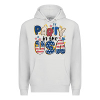 Dove Grey party in the usa Premium Hoodie - MaliasSmallBusiness