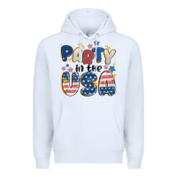 White party in the usa Premium Hoodie - MaliasSmallBusiness
