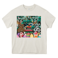 Cream easter Heavy Core Tee - CowhideDigitalArt