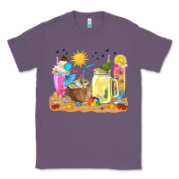 Lavender summer drinks coffee cups Classic Tee - texasbilliewilder