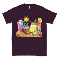 Plum summer drinks coffee cups Classic Tee - texasbilliewilder