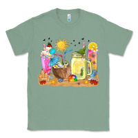 Sage summer drinks coffee cups Classic Tee - texasbilliewilder