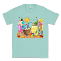 Summer Drinks Coffee Cups Classic Tee | Teevron