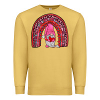 Antique Gold valentines gnomies rainbow Premium Sweatshirt - JahusDesignShop
