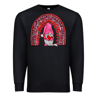 Black valentines gnomies rainbow Premium Sweatshirt - JahusDesignShop