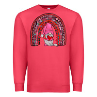 Cardinal valentines gnomies rainbow Premium Sweatshirt - JahusDesignShop