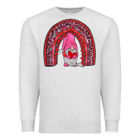 Oatmeal Heather valentines gnomies rainbow Premium Sweatshirt - JahusDesignShop