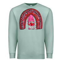 Seafoam valentines gnomies rainbow Premium Sweatshirt - JahusDesignShop