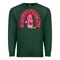 Sports Green valentines gnomies rainbow Premium Sweatshirt - JahusDesignShop