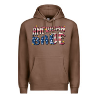 Chestnut American babe Premium Hoodie - MaliasSmallBusiness