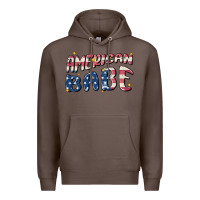 Coffee American babe Premium Hoodie - MaliasSmallBusiness