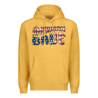 Mustard American babe Premium Hoodie - MaliasSmallBusiness