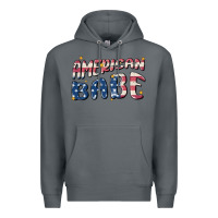 Rock American babe Premium Hoodie - MaliasSmallBusiness
