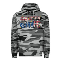 Slate Camo American babe Premium Hoodie - MaliasSmallBusiness