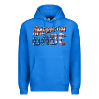 True Royal American babe Premium Hoodie - MaliasSmallBusiness