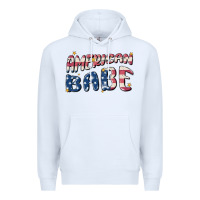 White American babe Premium Hoodie - MaliasSmallBusiness