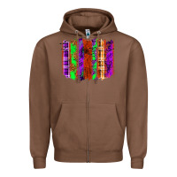 Chestnut Halloween Brushstrokes Zipper Hoodie - texasbilliewilder