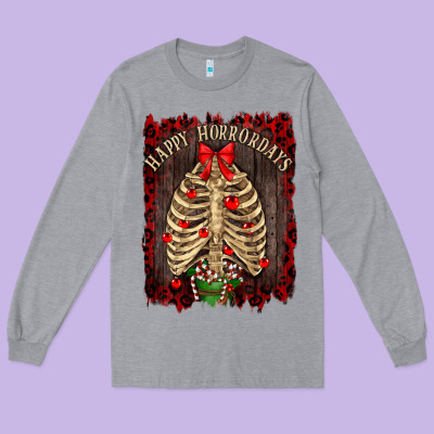 Long Sleeve Tee Happy Horrordays