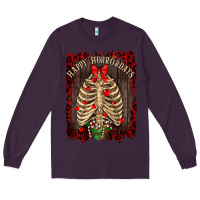 Plum Happy Horrordays Long Sleeve Tee - RanaPortraitStore