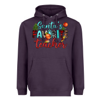 Plum santa s favorite teacher Heavyweight Hoodie - JahusDesignShop