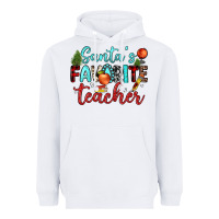 White santa s favorite teacher Heavyweight Hoodie - JahusDesignShop