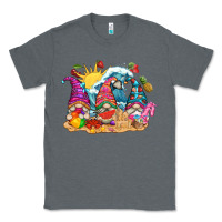 Charcoal Heather summer gnome tbw Classic Tee - texasbilliewilder