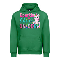 Emerald sparkle like a unicorn Urban Hoodie - NancyCooperArtShop