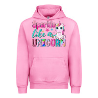 Fuchsia Pink sparkle like a unicorn Urban Hoodie - NancyCooperArtShop