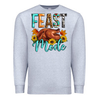 Heather Grey Feast mode Premium Sweatshirt - Artiststas